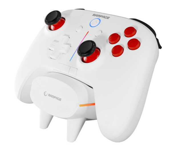 Rampage bezprzewodowy Hydra Pro Hall Effect White - 1327931 - zdjęcie 2